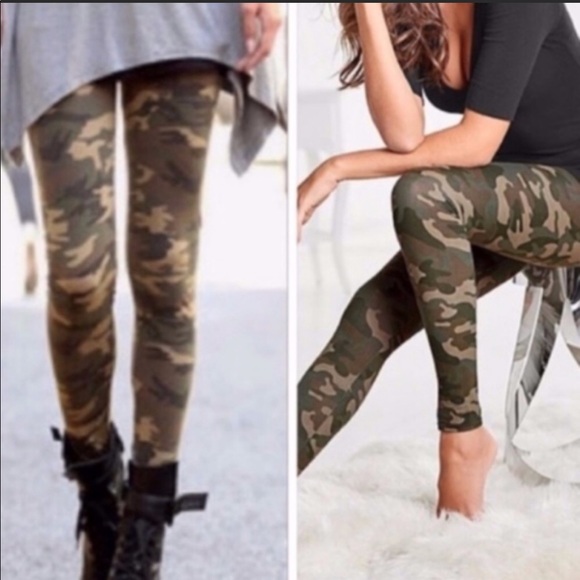 CAMO LEGGINGS - Picture 1 of 4